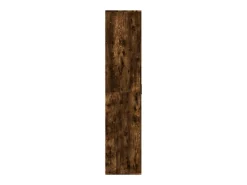 Mueble zapatero madera de ingeniería roble ahumado 80x39x178 cm ES523375