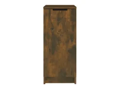 Mueble zapatero madera de ingeniería roble ahumado 30x35x70 cm ES710374