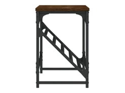 Mueble zapatero madera de ingeniería marrón roble 90x30x45 cm ES866793