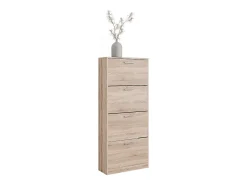 Mueble zapatero sonoma 59x22x137 gizmo