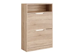Mueble zapatero sonoma 59x22x89.5 luca