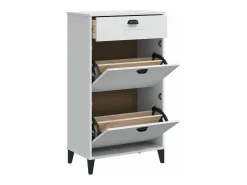 Mueble zapatero VIKEN madera de ingeniería blanco ES754906
