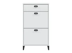 Mueble zapatero VIKEN madera de ingeniería blanco ES754906