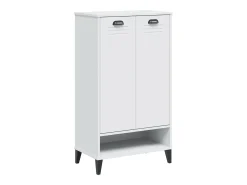 Mueble zapatero VIKEN madera de ingeniería blanca ES798274