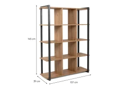Muebles de estanterías de estilo industrial KOTOR