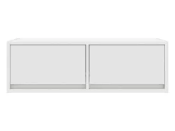 Muebles de TV 2 uds Blanco 80x31x25,5 cm Madera de ingeniería
