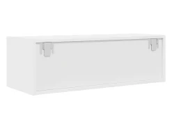 Muebles de TV 2 uds Blanco 80x31x25,5 cm Madera de ingeniería