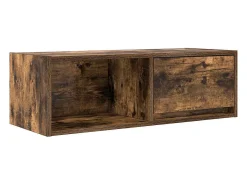 Muebles de TV 2 uds madera ingeniería color roble 80x31x25,5 cm