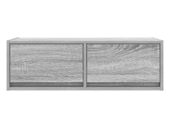 Muebles de TV 2 uds madera ingeniería gris Sonoma 80x31x25,5 cm