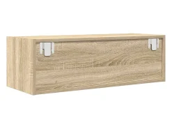 Muebles de TV 2 uds Roble Sonoma 80x31x25,5cm Madera ingeniería
