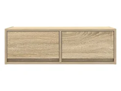 Muebles de TV 2 uds Roble Sonoma 80x31x25,5cm Madera ingeniería