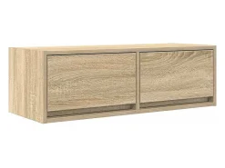 Muebles de TV 2 uds Roble Sonoma 80x31x25,5cm Madera ingeniería