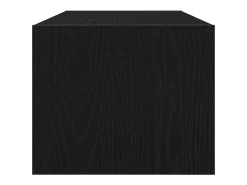Muebles de TV 2 uds Roble Negro 80x31x25,5 cm Madera ingeniería