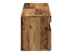 Muebles de TV con luces LED 2 uds madera ingeniería envejecida