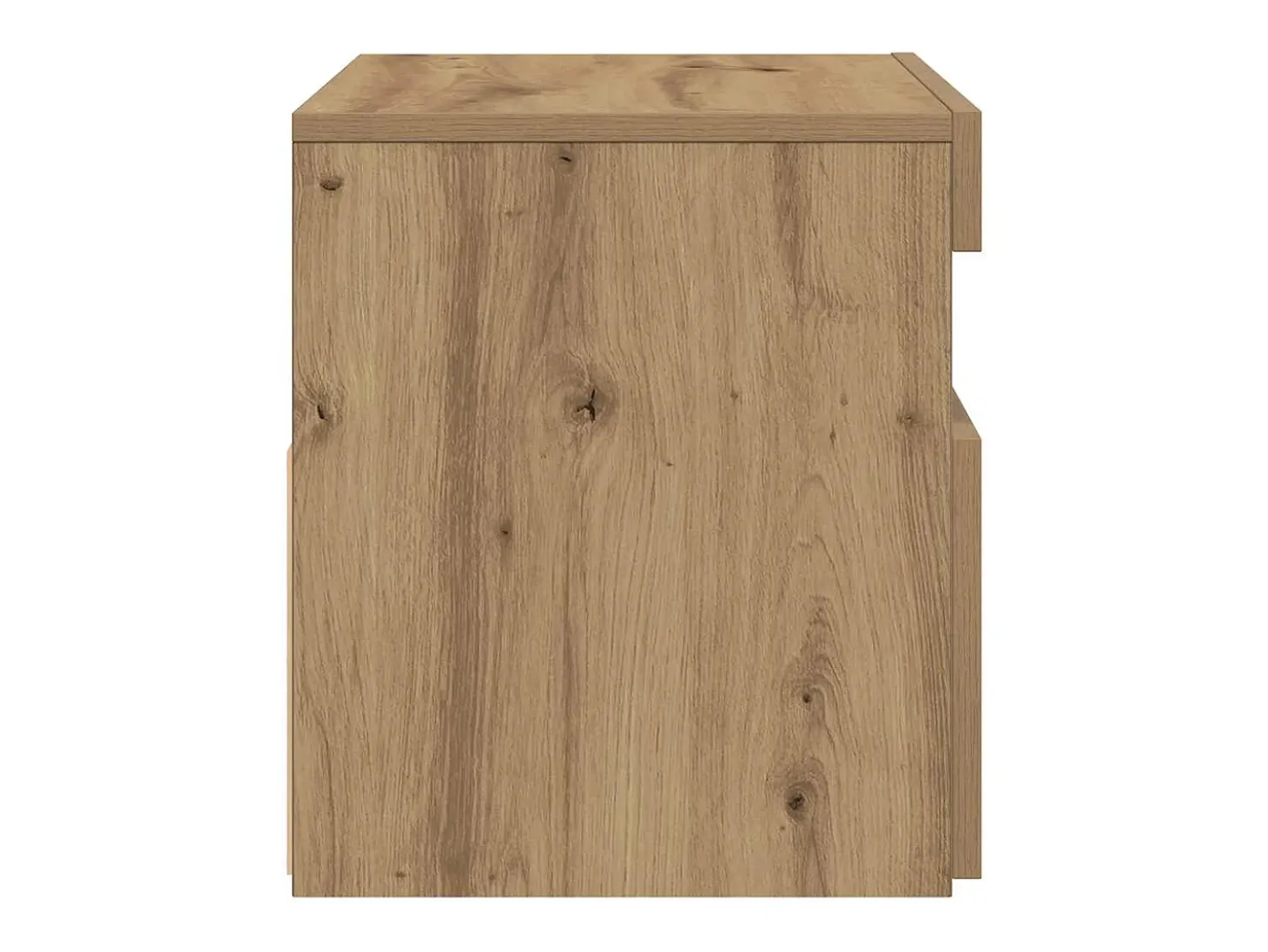 Muebles TV con luces LED 2 uds madera ingeniería roble artisan