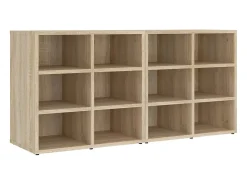 Muebles zapatero 2 uds color roble Sonoma 52,5x30x50 cm ES931106