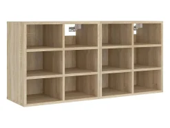 Muebles zapatero 2 uds color roble Sonoma 52,5x30x50 cm ES931106
