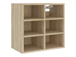 Muebles zapatero 2 uds color roble Sonoma 52,5x30x50 cm ES931106