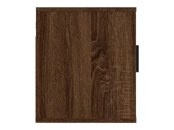 Murk Mueble para TV de pared roble marrón 40x34,5x40 cm
