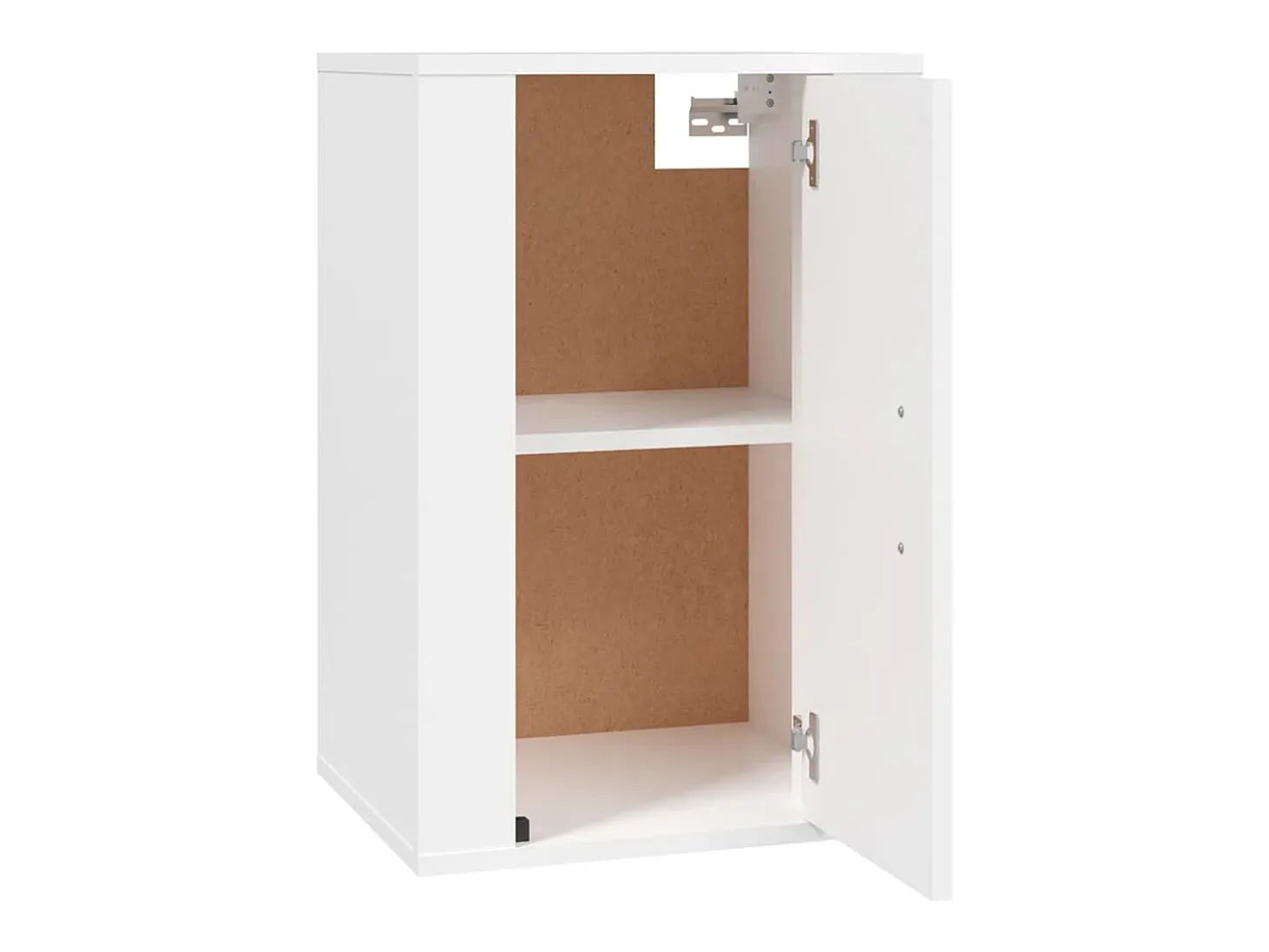 Murk Muebles para TV de pared 2 uds blanco 40x34,5x60 cm