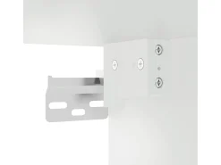 Murk Muebles para TV de pared 2 uds blanco 40x34,5x60 cm