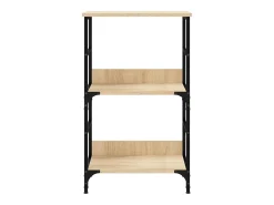 Namur Estantería de madera de ingeniería roble Sonoma 50x33x82 cm