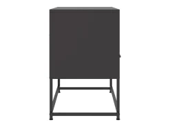 Nicholas Mueble para TV de acero negro 68x39x60,5 cm