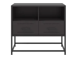 Nicholas Mueble para TV de acero negro 68x39x60,5 cm