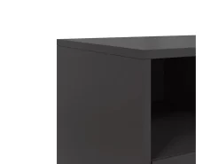 Nicholas Mueble para TV de acero negro 68x39x60,5 cm
