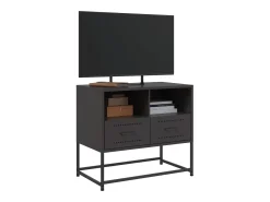 Nicholas Mueble para TV de acero negro 68x39x60,5 cm