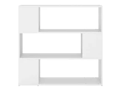 Norman Estantería de libros/divisor de espacios blanco 100x24x94 cm