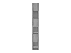 Norman Estantería/divisor de espacios gris Sonoma 60x24x186 cm