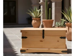 Nuevo México ancho de pecho 92 cm, alto 45 cm lejía/cera.