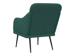 Nylra Sillón de tela verde oscuro 63x76x80 cm