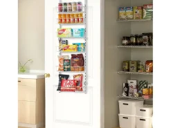 Organizador de Despensa SucceBuy, con Estantes Colgantes de 6 Niveles, para Cocina, Despensa, Salón