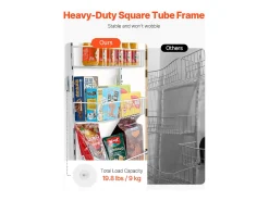 Organizador de Despensa SucceBuy, con Estantes Colgantes de 6 Niveles, para Cocina, Despensa, Salón