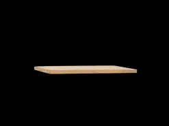 Pack 2 estanterías de madera maciza flotante natural 100x3,2x20cm - MELVA - DECOWOOD