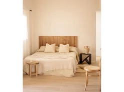 Pack 2 mesitas de madera maciza en tono negro de 50x50cm - STOKE - DECOWOOD