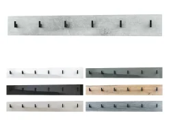 Panel de pared Linea en negro de alto brillo
