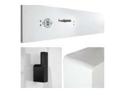 Panel de pared Linea V2 con apariencia de óxido de hormigón