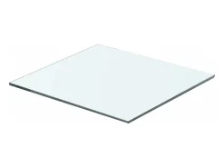 Paneles de estantería 2 piezas Vidrio transparente 40 x 30 cm