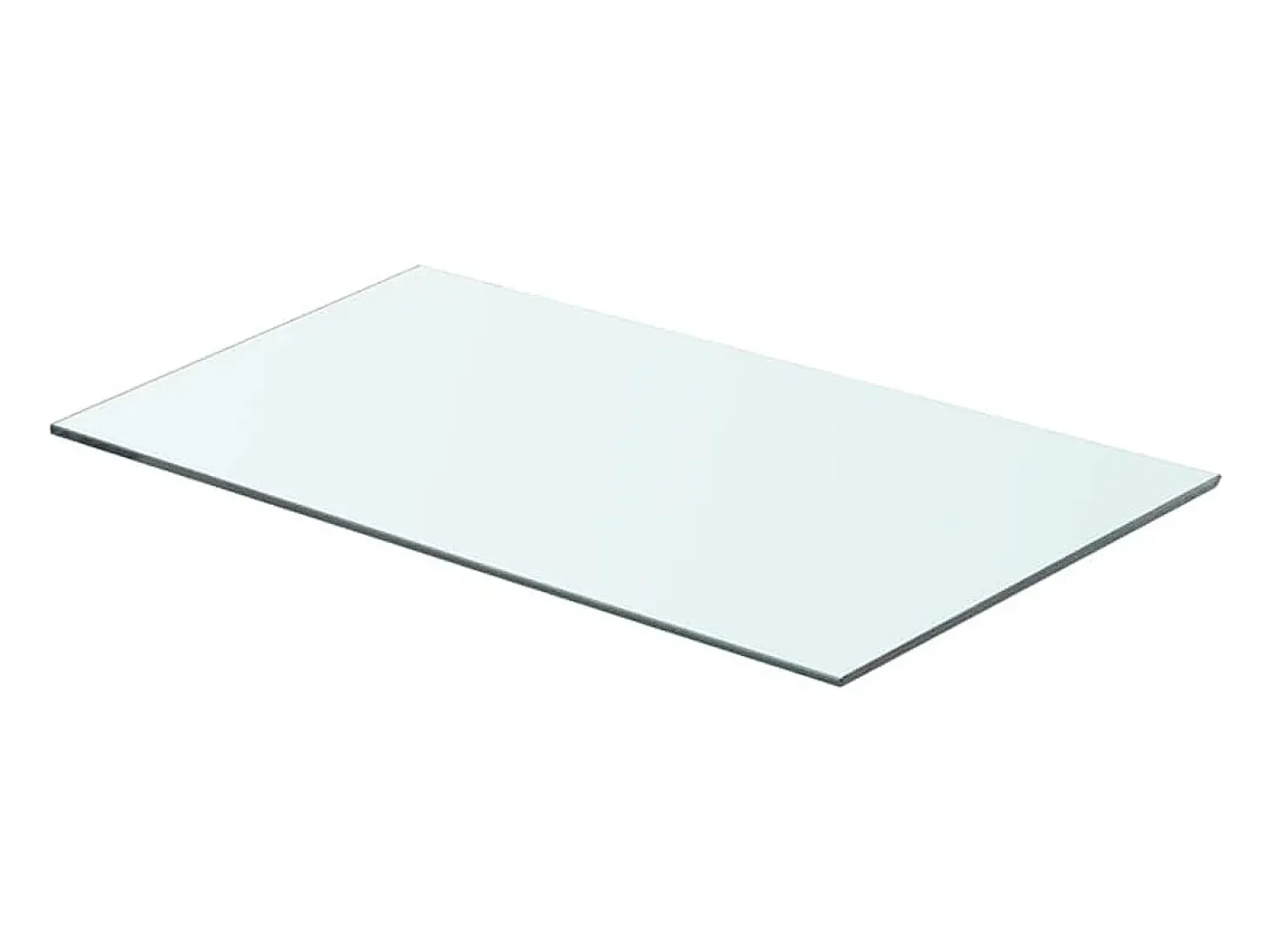 Paneles de estantería 2 piezas Vidrio transparente 60 x 30 cm