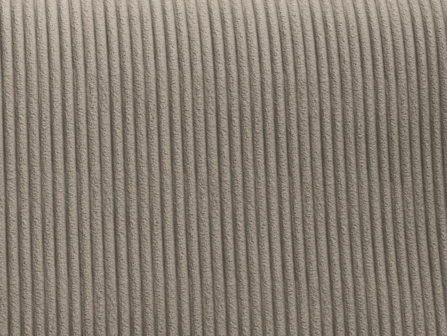 Pequeño Sofá cama rinconera derecha de pana beige AMELIA