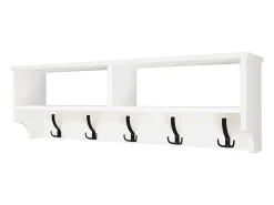 Perchero con 15 ganchos 120 x 22 x 37 cm blanco 03_0008186