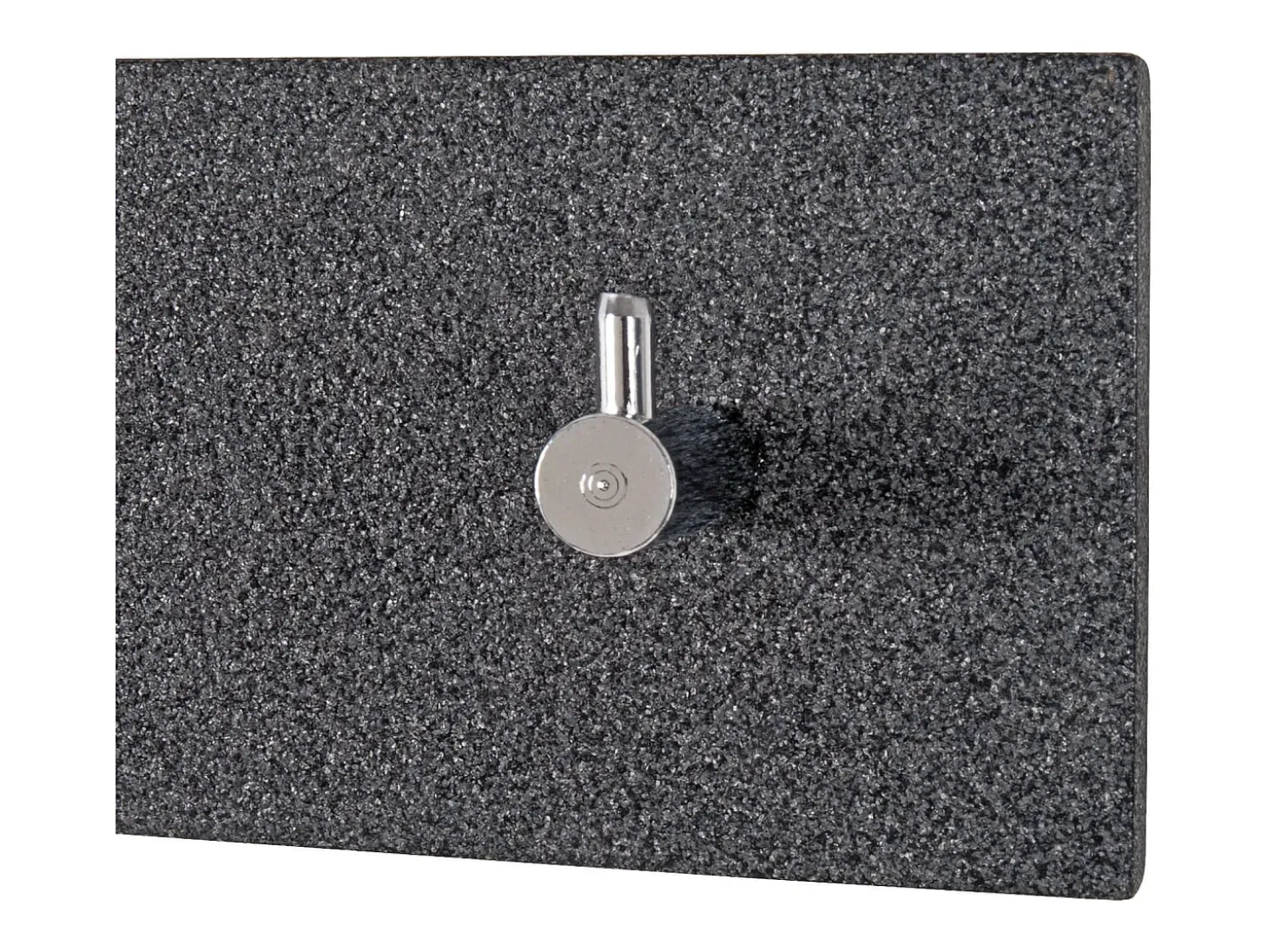 Perchero de diseño Antra de 5 perchas de granito para colgar en la pared