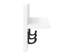 Perchero de pared Blanco 40 x 10,5 x 18 cm Madera de ingeniería