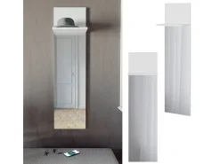 Perchero de pared blanco 36x21.6x135 siri