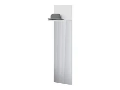 Perchero de pared blanco 36x21.6x135 siri
