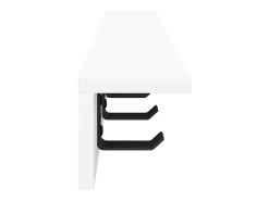 Perchero de pared Blanco 60 x 10,5 x 10,5 cm Madera de ingeniería