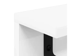 Perchero de pared Blanco 60 x 10,5 x 10,5 cm Madera de ingeniería